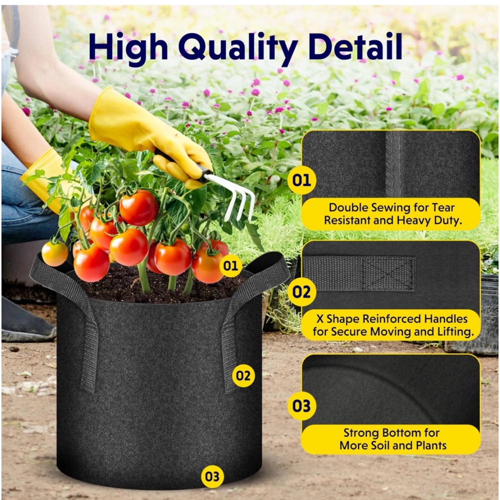 NWT Smart Fabric Grow bags